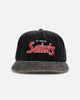 New Era Saint Kilda Saints 'Washed Corduroy' Pre-Curved Golfer Snapback Black/Kelly Green