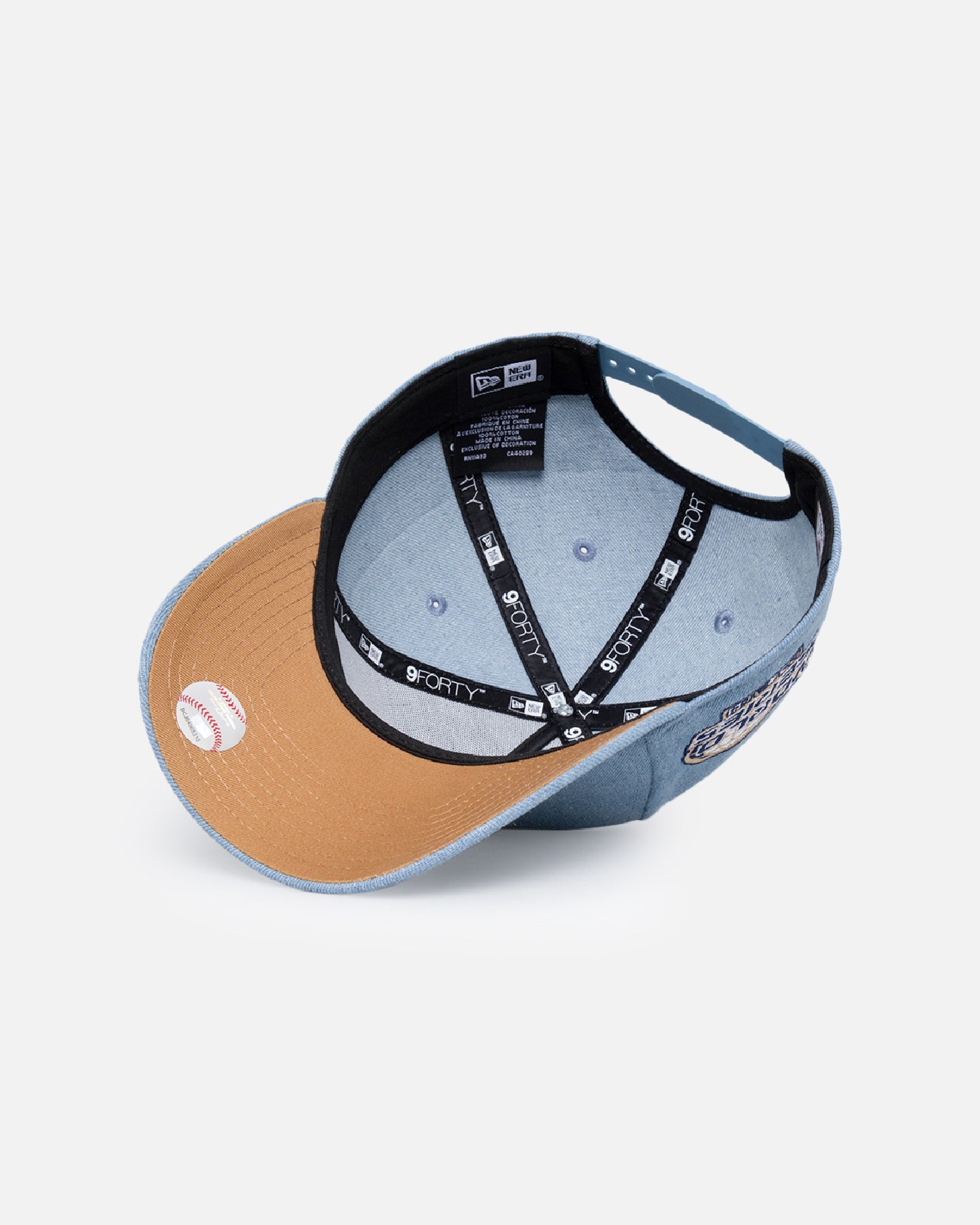 New Era Boston Red Sox 'Denim' 9FORTY A-Frame Snapback Denim/Wheat