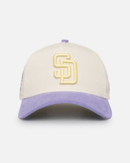 New Era San Diego Padres 'Easter Corduroy' 9FORTY A-Frame Snapback White/Lilac