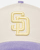 New Era San Diego Padres 'Easter Corduroy' 9FORTY A-Frame Snapback White/Lilac