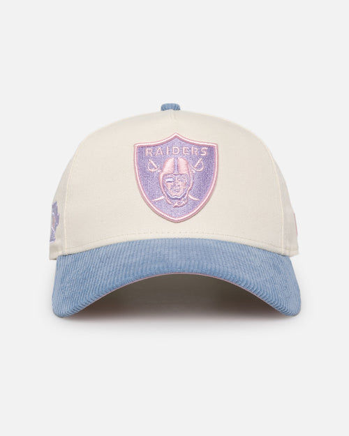 New Era Oakland Raiders 'Easter Corduroy' 9FORTY A-Frame Snapback White/Blue