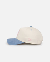 New Era Oakland Raiders 'Easter Corduroy' 9FORTY A-Frame Snapback White/Blue