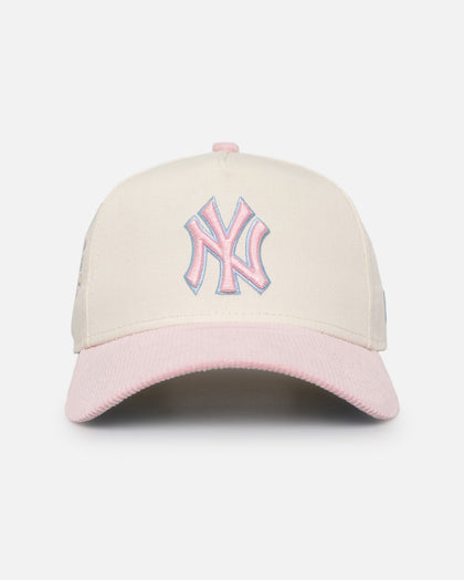 New Era New York Yankees 'Easter Corduroy' 9FORTY A-Frame Snapback White/Pink