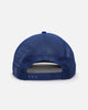 New Era New York Yankees 'Podium Pack' Pre-Curved Golfer Trucker Snapback Light Royal/Metallic Gold