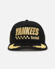 New Era New York Yankees 'Podium Pack' Pre-Curved Golfer Trucker Snapback Black/Metallic Gold