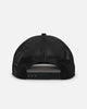 New Era New York Yankees 'Podium Pack' Pre-Curved Golfer Trucker Snapback Black/Metallic Gold