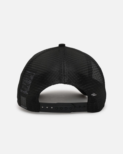 New Era Los Angeles Dodgers 'Black All Over Mesh' 9FORTY A-Frame Trucker Snapback Black Rigid/Black