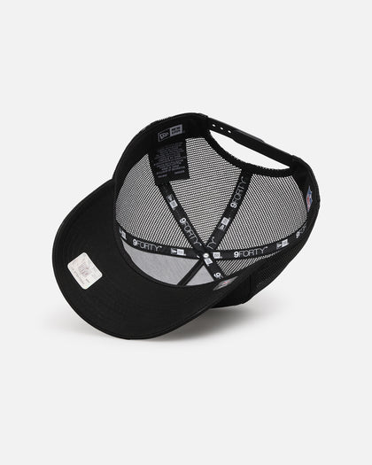 New Era Las Vegas Raiders 'Black All Over Mesh' 9FORTY A-Frame Trucker Snapback Black Rigid/Black