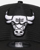 New Era Chicago Bulls 'Black All Over Mesh' 9FORTY A-Frame Trucker Snapback Black Rigid/Black