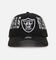 New Era Las Vegas Raiders 'Gothic Script' 9FORTY A-Frame Snapback Black/Grey