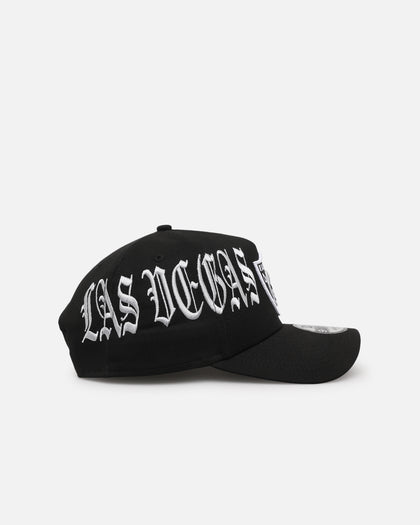 New Era Las Vegas Raiders 'Goth Script' 9FORTY A-Frame Snapback Black/Grey