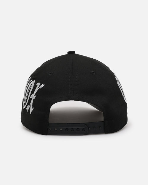 New Era Chicago White Sox 'Gothic Script' 9FORTY A-Frame Snapback Black/Grey