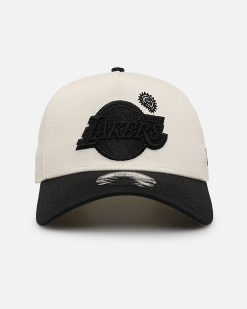 New Era Los Angeles Lakers 'Paisley Hit' 9FORTY A-Frame Snapback Chrome White/Black