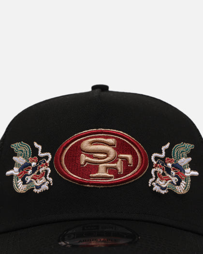 New Era San Francisco 49ers 'Dragon Collection 2.0' 9FORTY A-Frame Trucker Snapback Black