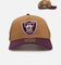 New Era Oakland Raiders 'Rustic Rose' 9FORTY A-Frame Trucker Snapback Wheat