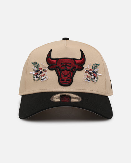 New Era Chicago Bulls 'Dragon Collection' 9FORTY A-Frame Snapback Black/Oak