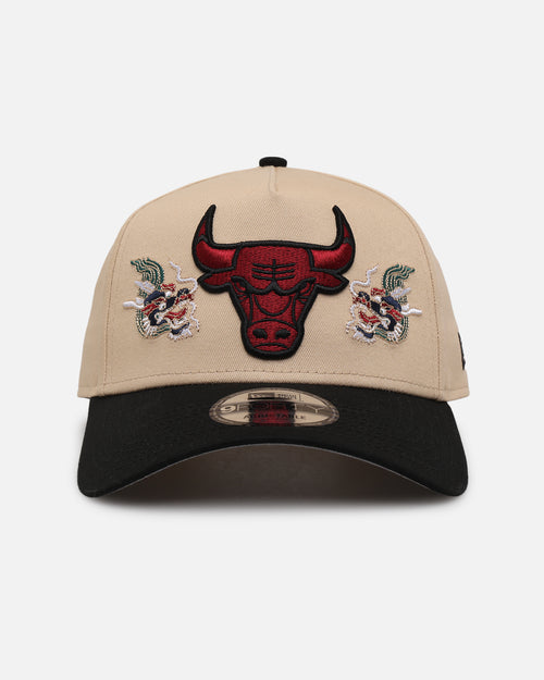 New Era Chicago Bulls 'Dragon Collection' 9FORTY A-Frame Snapback Black/Oak