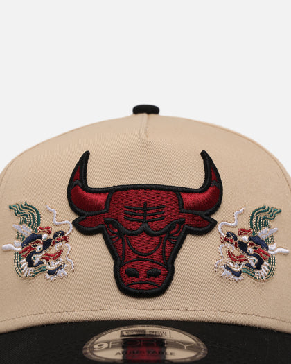 New Era Chicago Bulls 'Dragon Collection' 9FORTY A-Frame Snapback Black/Oak