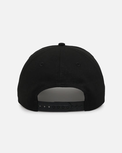 New Era Wests Tigers 'Black On Black' 9FORTY A-Frame Snapback Black