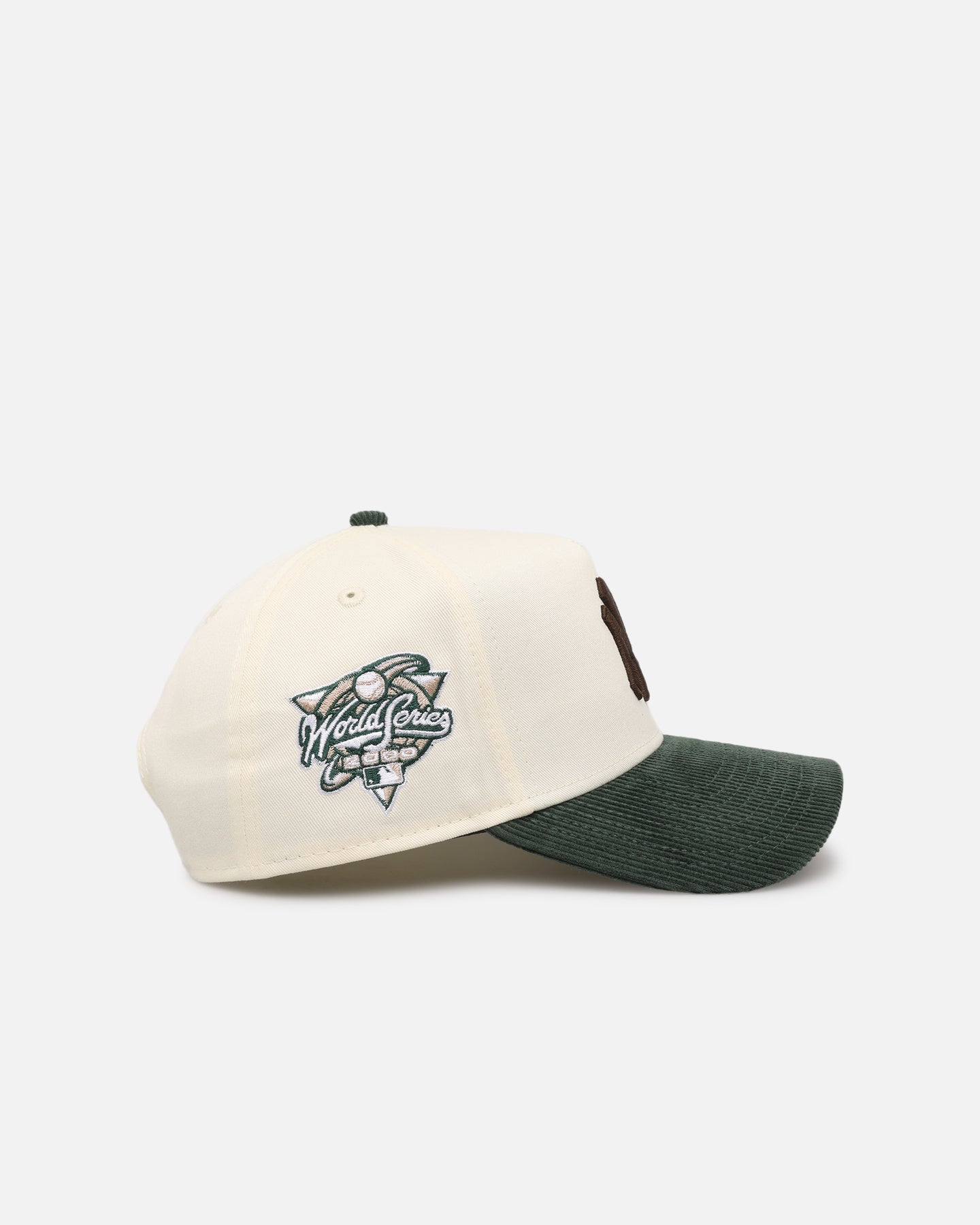New Era New York Yankees 'Chrome White Green' Corduroy Visor