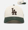New Era Los Angeles Dodgers 'Chrome White Green' Corduroy Visor 9FORTY A-Frame Snapback Chrome