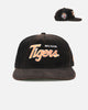 New Era Balmain Tigers 'NRL Golfer Washed Black' Pre-Curved Corduroy Golfer Snapback Washed Black