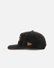 New Era Balmain Tigers 'NRL Golfer Washed Black' Pre-Curved Corduroy Golfer Snapback Washed Black