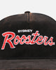 New Era Sydney Roosters 'NRL Golfer Washed Black' Pre-Curved Corduroy Golfer Snapback Washed Black