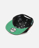 New Era South Sydney Rabbitohs 'NRL Golfer Washed Black' Pre-Curved Corduroy Golfer Snapback Washed Black