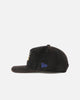 New Era Parramatta Eels 'NRL Golfer Washed Black' Pre-Curved Corduroy Golfer Snapback Washed Black