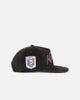 New Era Newcastle Knights 'NRL Golfer Washed Black' Pre-Curved Corduroy Golfer Snapback Washed Black