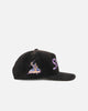 New Era Melbourne Storm 'NRL Golfer Washed Black' Pre-Curved Corduroy Golfer Snapback Washed Black
