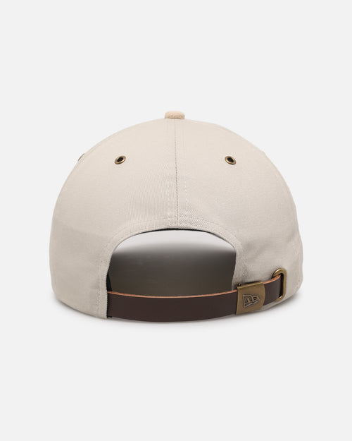 New Era Chicago Bulls 'Cream Suede' 9FORTY A-Frame Strapback Stone/Oatmilk