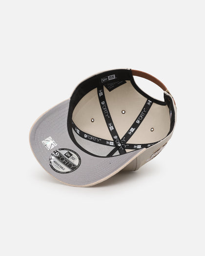 New Era Chicago Bulls 'Cream Suede' 9FORTY A-Frame Strapback Stone/Oatmilk