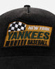 New Era New York Yankees 'Washed Cord Racer' Corduroy Golfer Trucker Snapback Washed Black