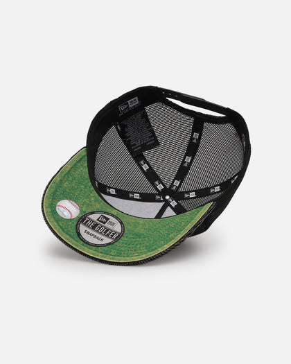 New Era Los Angeles Dodgers 'Washed Cord Racer' Corduroy Golfer Trucker Snapback Washed Black