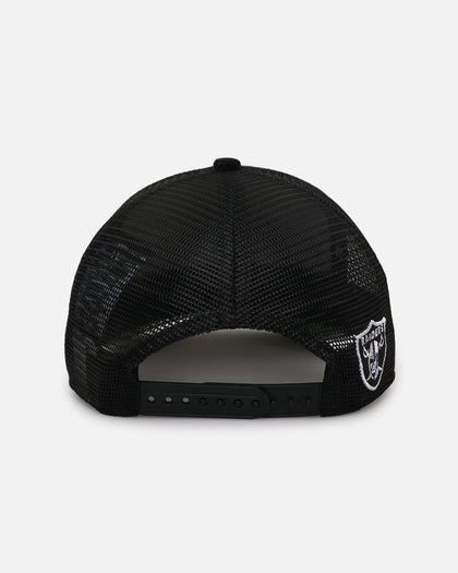 New Era Las Vegas Raiders 'Washed Cord Racer' Corduroy Golfer Trucker Snapback Washed Black