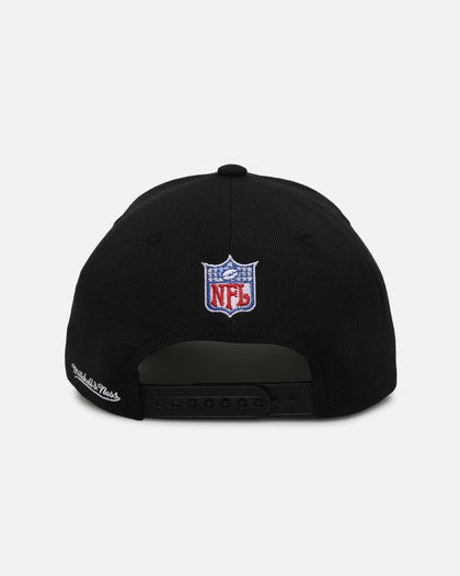 Mitchell & Ness San Francisco 49ers Flames Pro Crown Snapback Black