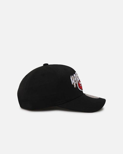 Mitchell & Ness San Francisco 49ers Flames Pro Crown Snapback Black