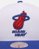 Mitchell & Ness Miami Heat 'Cuba Flag' Pro Crown Snapback White/Blue