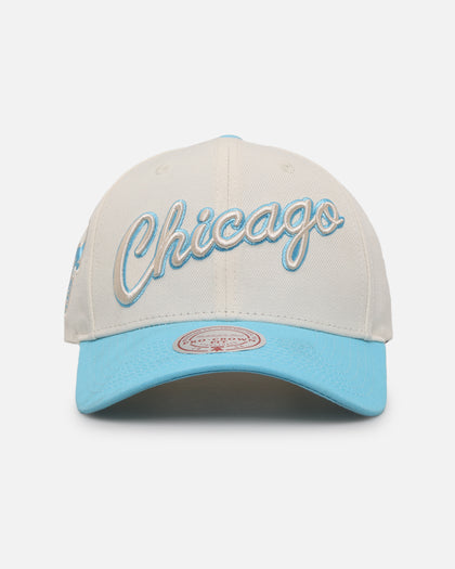 Mitchell & Ness Chicago Bulls 'Sky Blue' Pro Crown Snapback White Cream/Blue