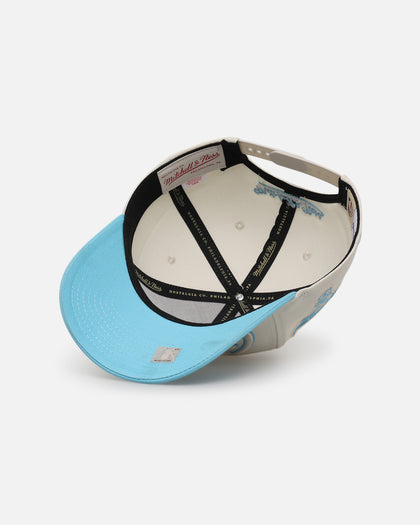 Mitchell & Ness Chicago Bulls 'Sky Blue' Pro Crown Snapback White Cream/Blue
