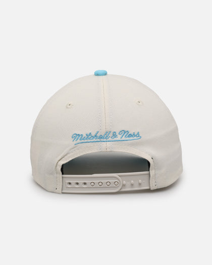 Mitchell & Ness Seattle SuperSonics 'Sky Blue' Pro Crown Snapback White Cream/Blue
