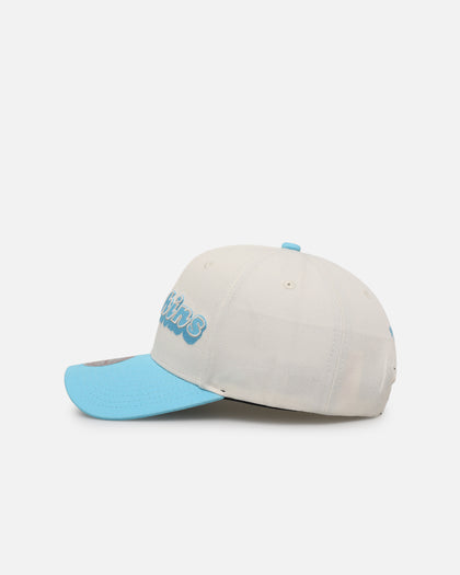 Mitchell & Ness Miami Dolphins 'Sky Blue' Pro Crown Snapback White Cream/Blue