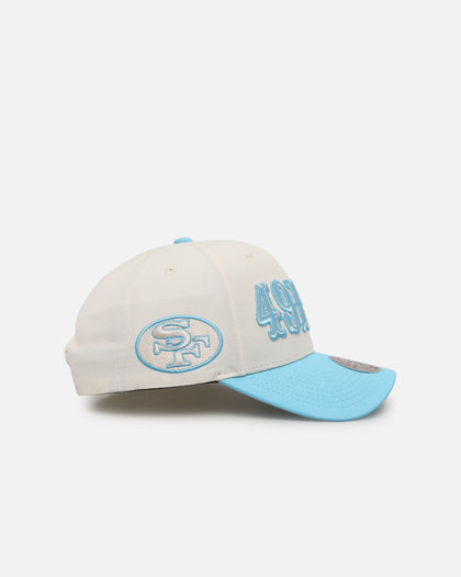 Mitchell & Ness San Francisco 49ers 'Sky Blue' Pro Crown Snapback White Cream/Blue
