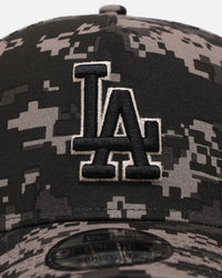 New Era Los Angeles Dodgers 'Black Digi Camo' 9FORTY A-Frame Snapback Black/Grey