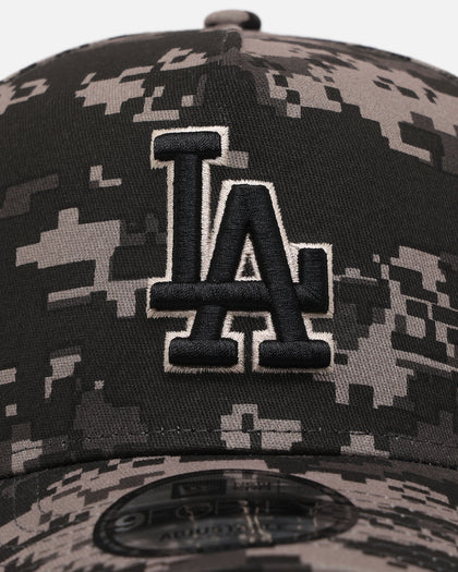 New Era Los Angeles Dodgers 'Black Digi Camo' 9FORTY A-Frame Snapback Black/Grey