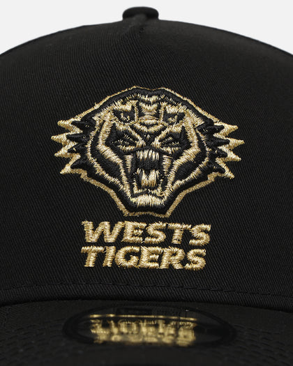 New Era Wests Tigers 9FORTY A-Frame Snapback Black/Gold