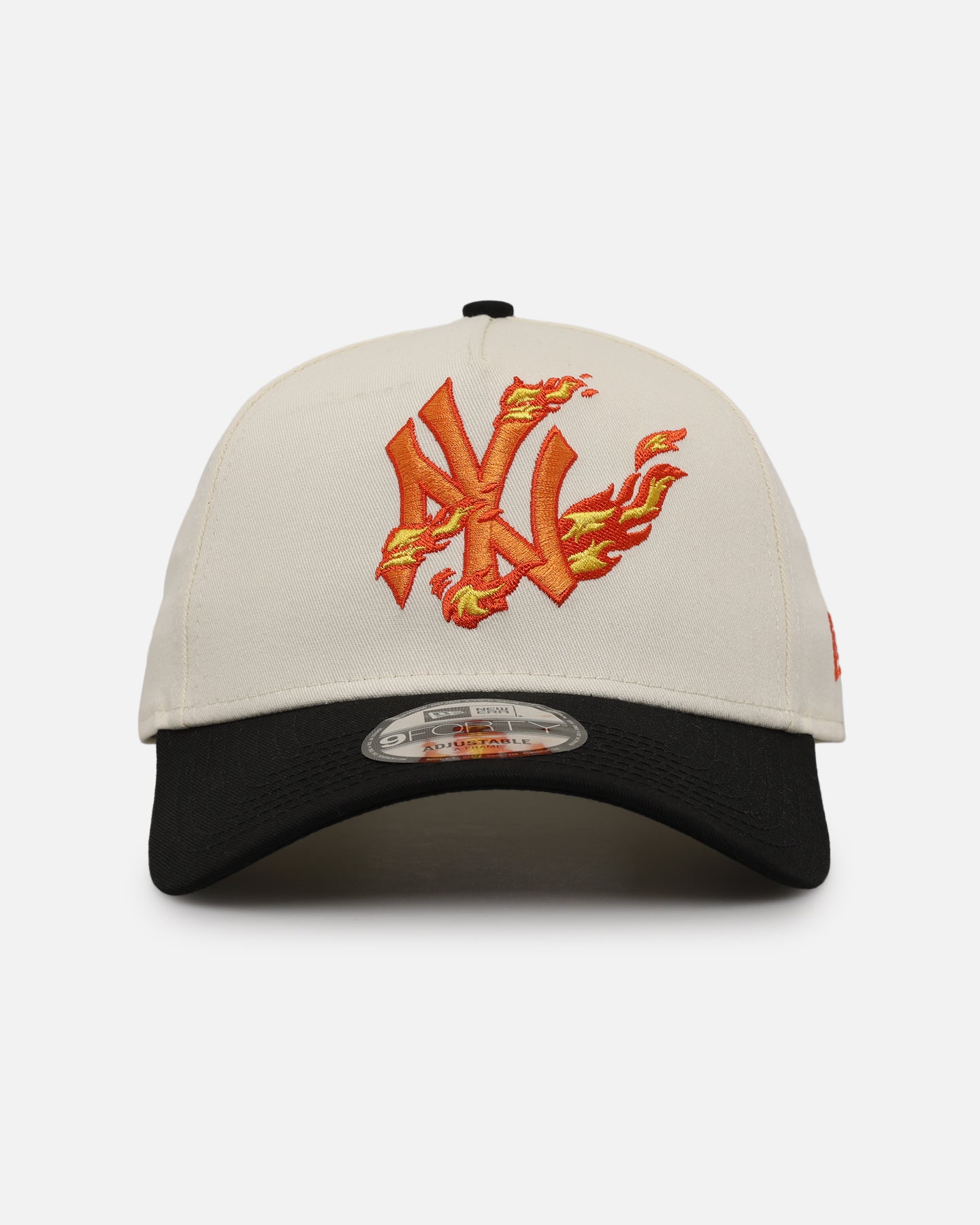 新品 NEW ERA Flame 7 7/8 New Era New York Yankees 'Flame' 9FORTY A-Frame Snapback Chrome