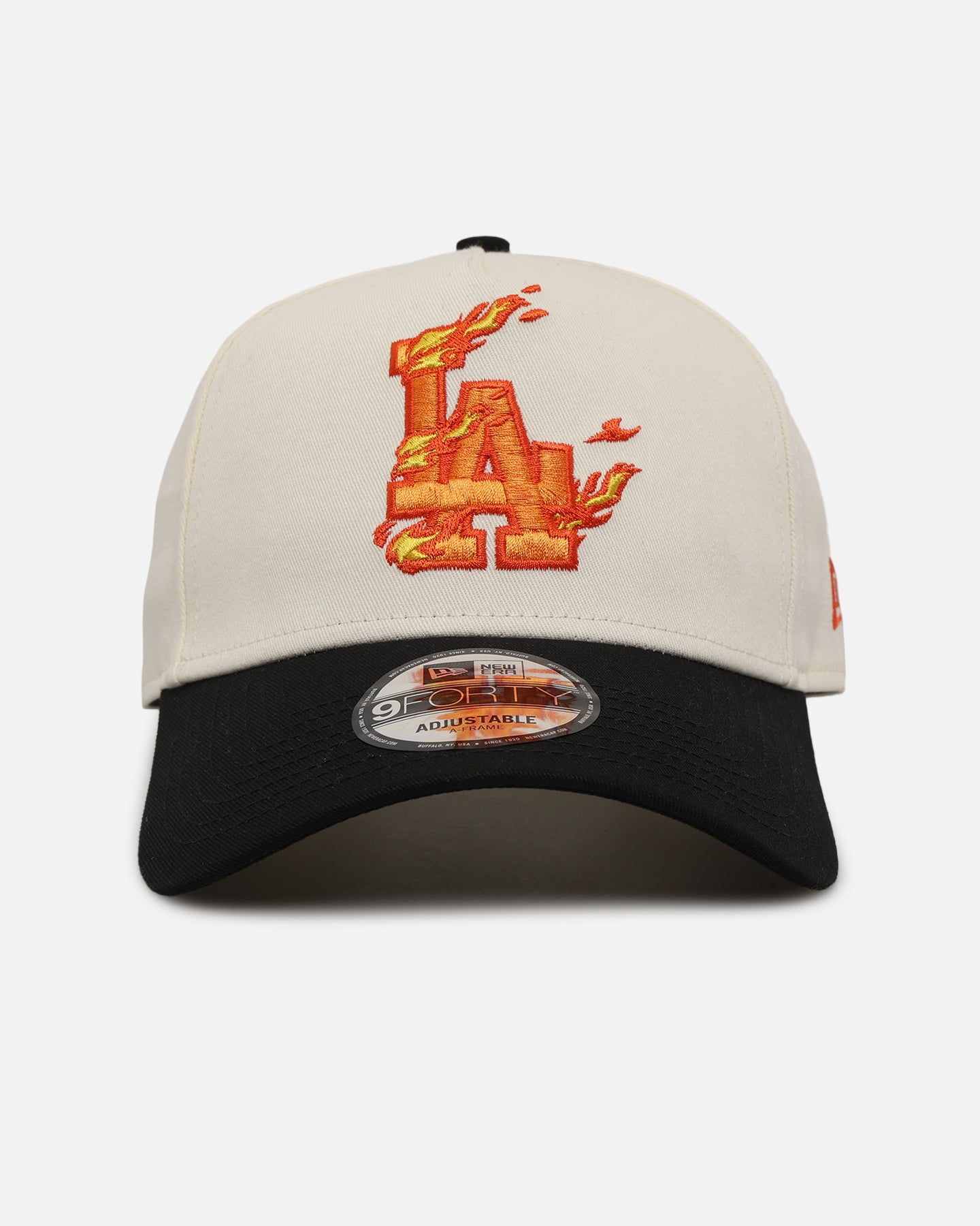New Era Los Angeles Dodgers 'Flame' 9FORTY A-Frame Snapback Chrome